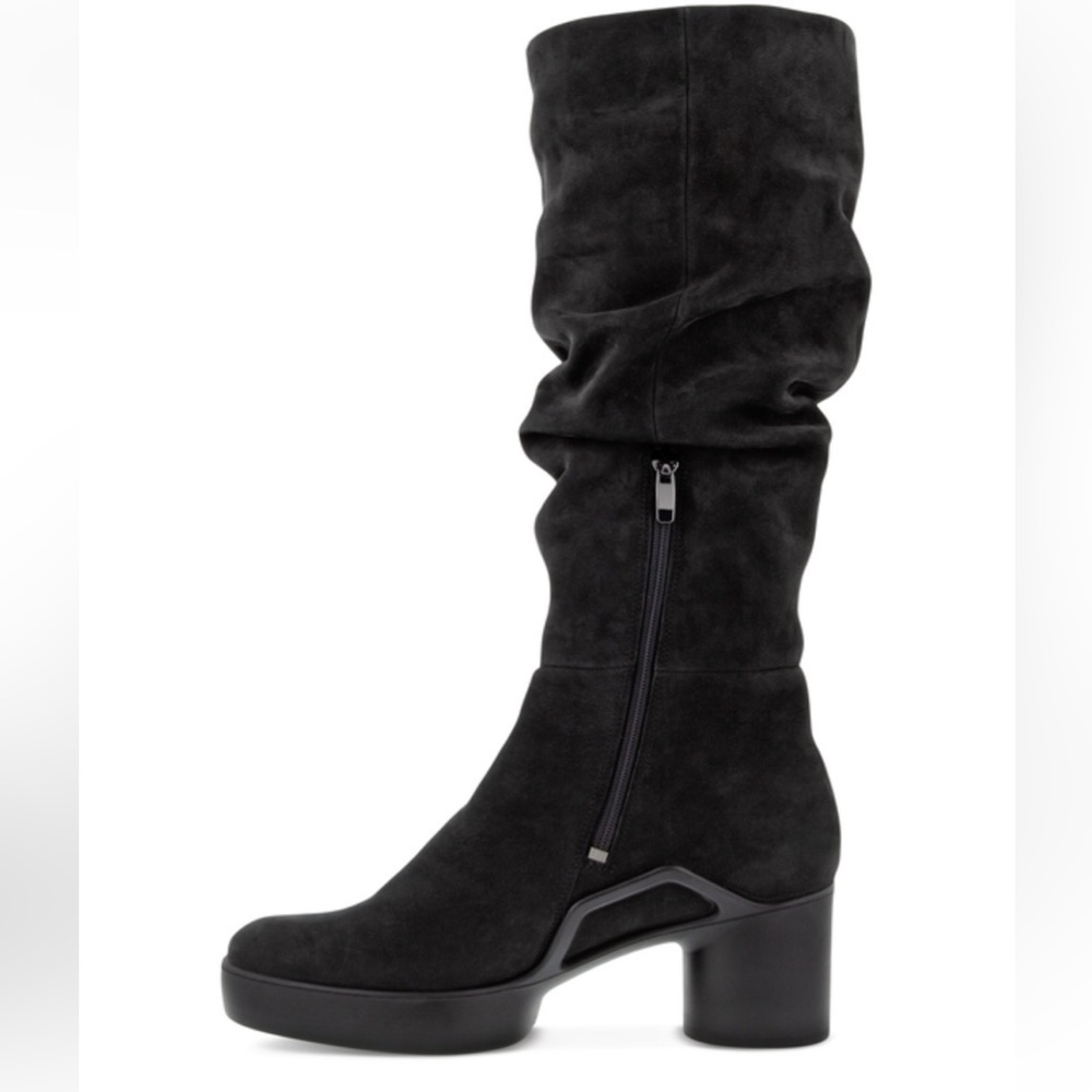 ECCO SHAPE SCULPTED MOTION 35 SLOUCHY HIGH-CUT BOOT ROUND HEEL SIZE 8